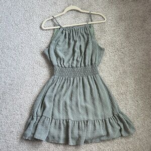 Altar'd State Olive Green Mini Dress